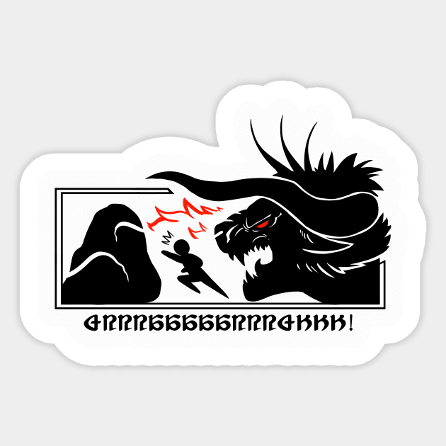 Behemoth - words Sticker by kyzy